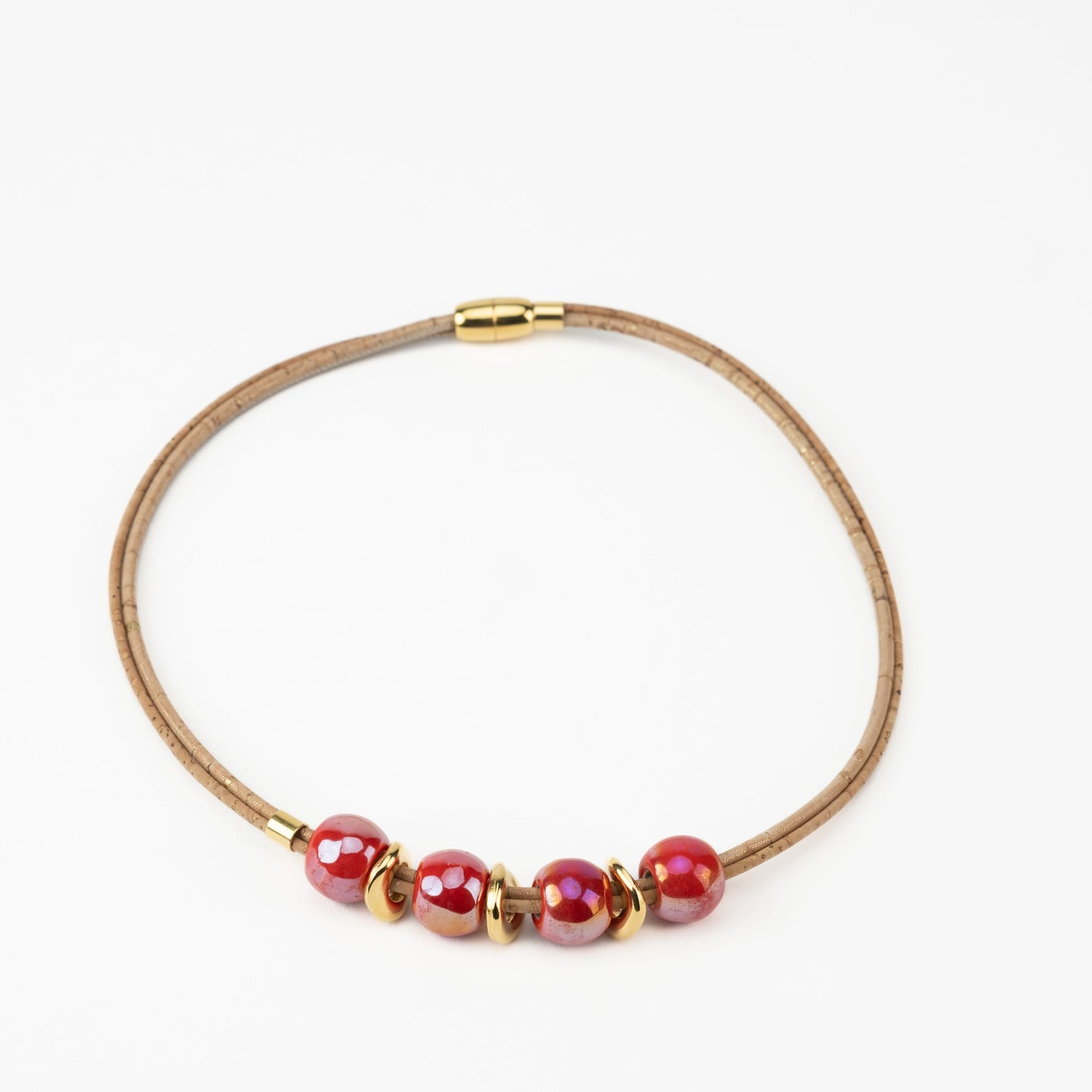 Collier double tour en liège