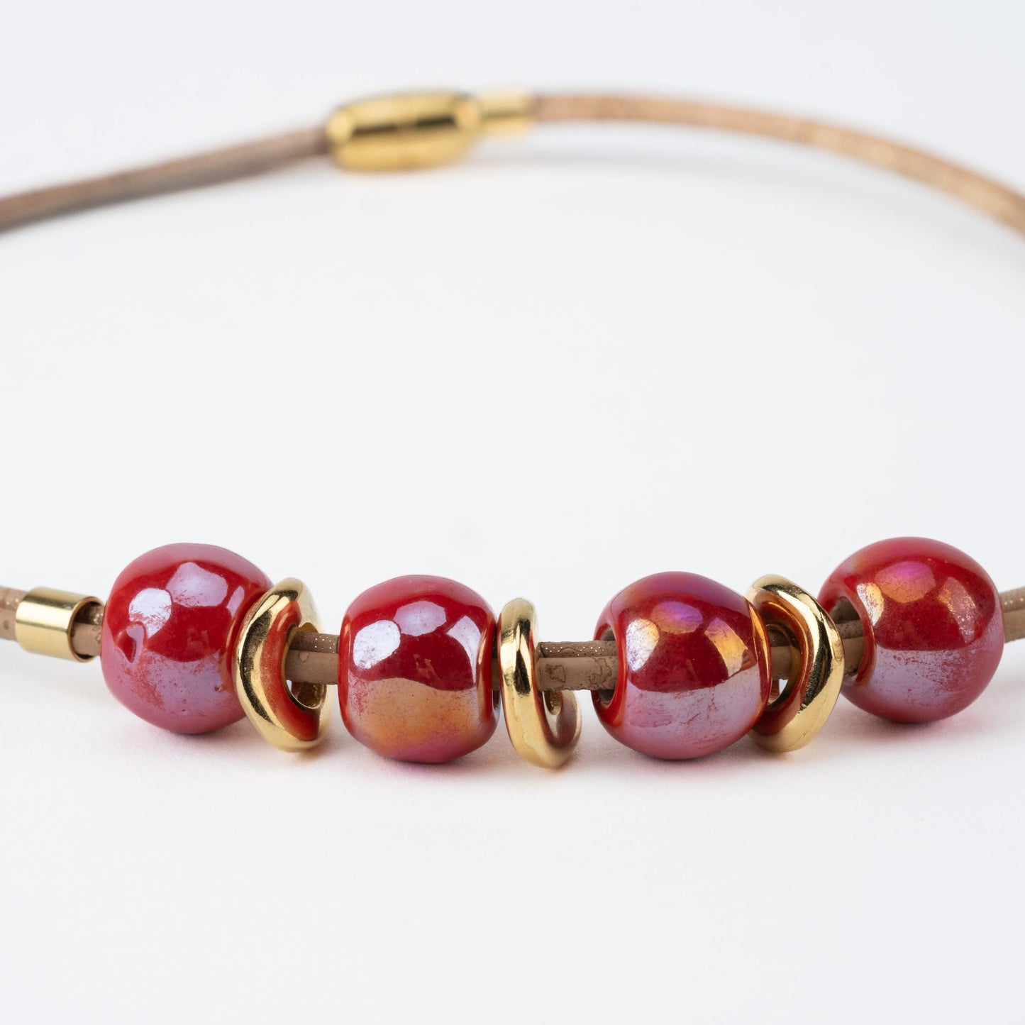 Collier double tour en liège