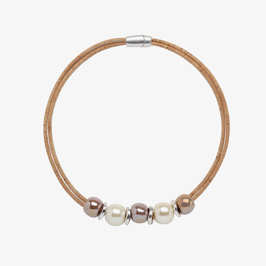 Collier en liège naturel