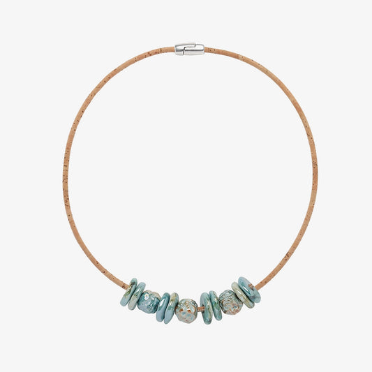 Collier en liège naturel