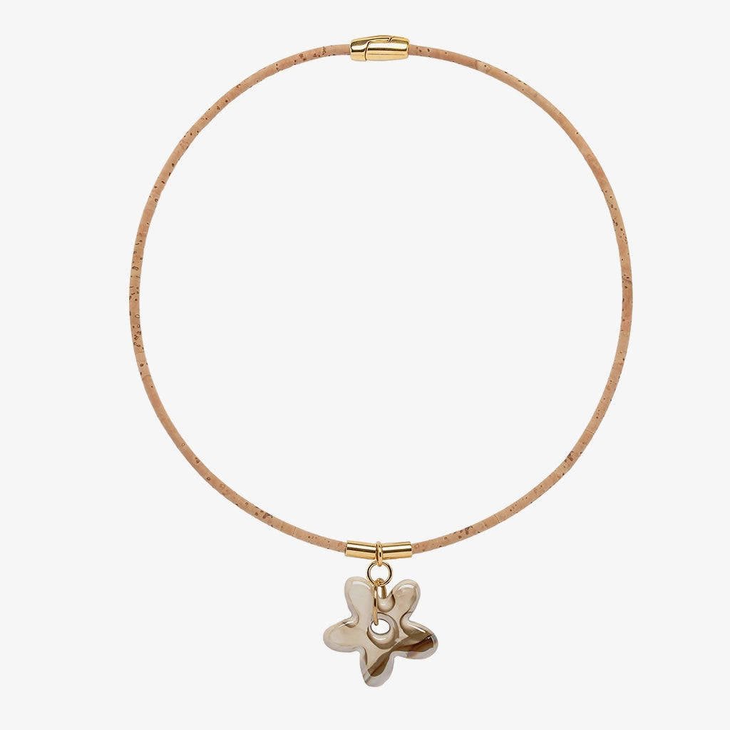 Collier en liège naturel