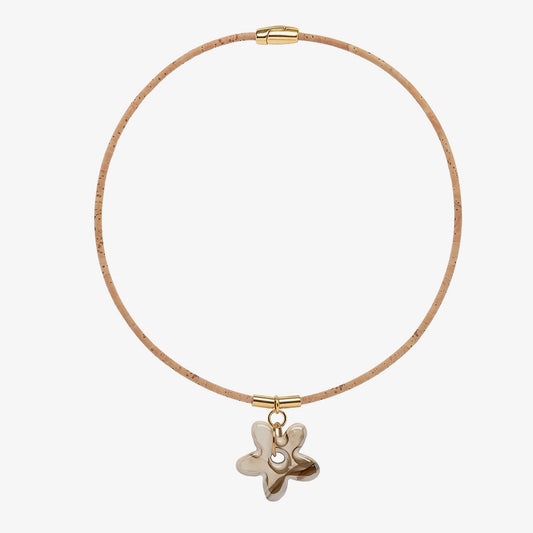 Collier en liège naturel