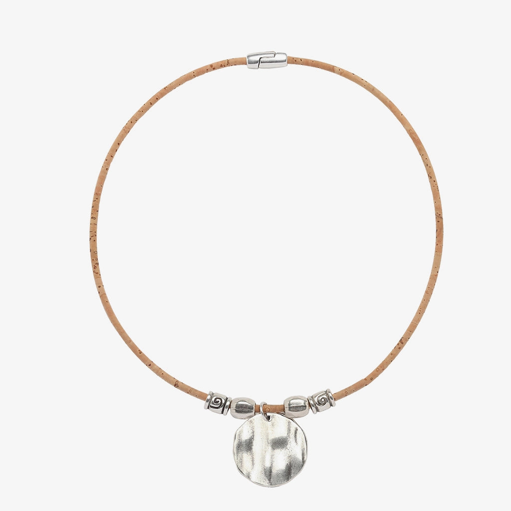 Collier en liège naturel