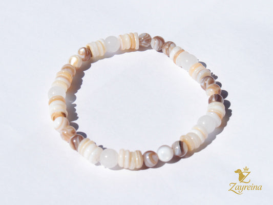 Bracelet en coquillages