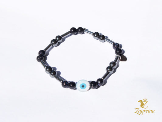 Bracelet avec détail "œil Grec"